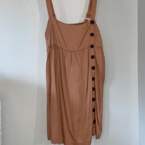 Urban Outfitters Tan Dress w Buttons